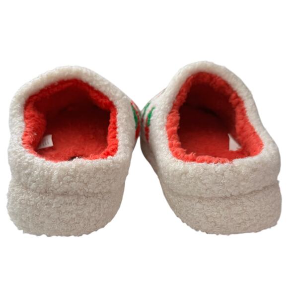 Kensie Sherpa Memory Foam Strawberry Print Slip On Slippers Women’s Size 8 - Picture 5 of 9